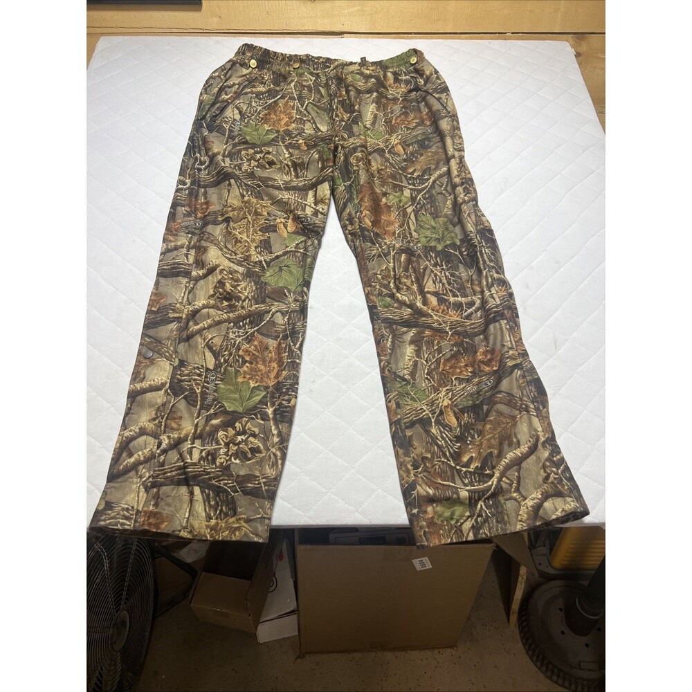 Cabelas Pants Men Size XL Green Seclusion 3D Camo Extreme Wet Hunting Gore-Tex